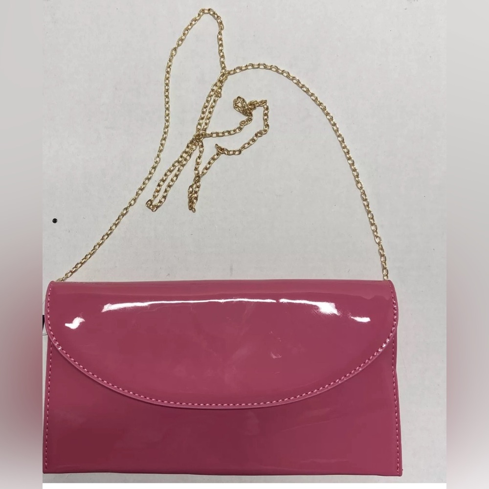 STEVE MADDEN BARCHED HOT PINK CROSSBODY/ CLUTCH
